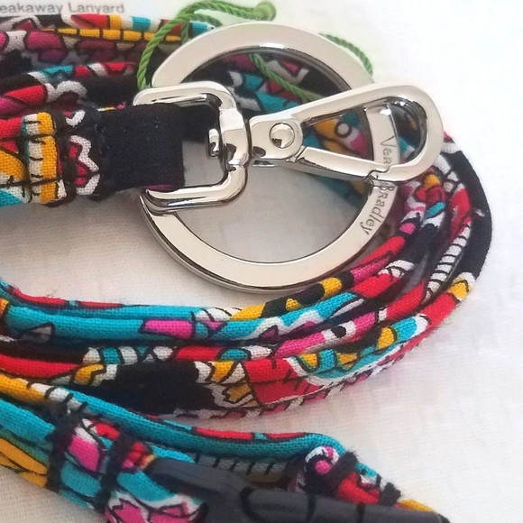Vera Bradley Key Id Breakaway Lanyard - Picture 1 of 3